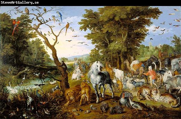 Jan Brueghel The Elder The Entry of the Animals Into Noah Ark